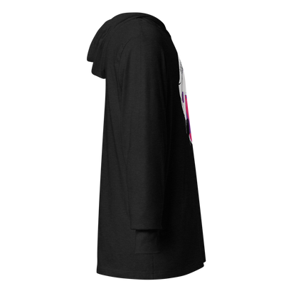 Electric Princess Graphic Hooded Shirt | Charcoal