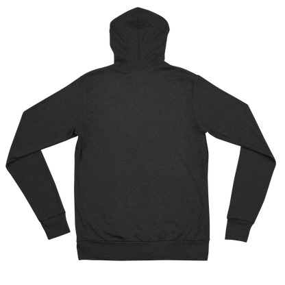 Branded Zipper Hoodie  | Charcoal