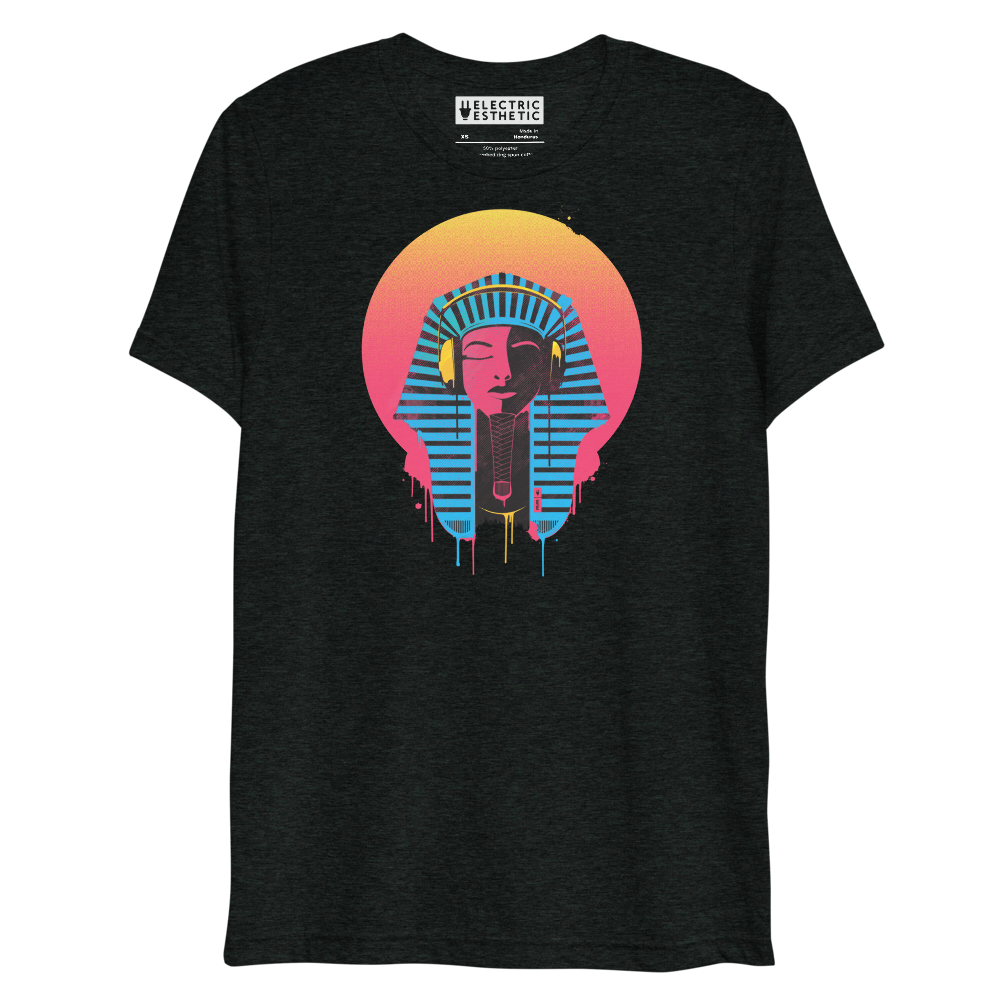 Electric Pharaoh Graphic T-Shirt | Charcoal